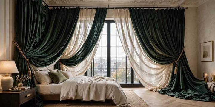 Latest Bedroom Curtain Ideas to Dress Your Windows