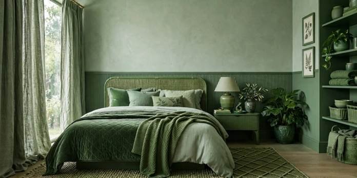 15 Green Bedroom Ideas for a Natural Look