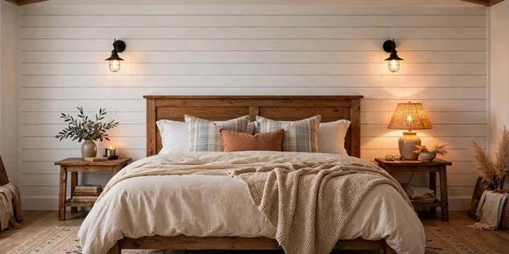 15 Farmhouse Bedroom Ideas for a Cozy, Rustic Retreat
