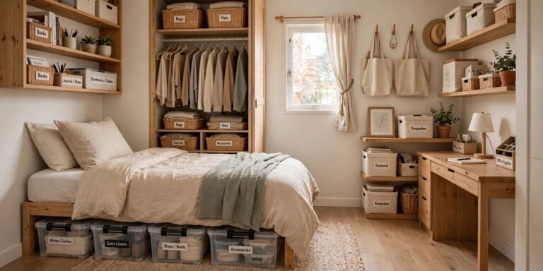 Small Bedroom Storage Solutions That Actually Work